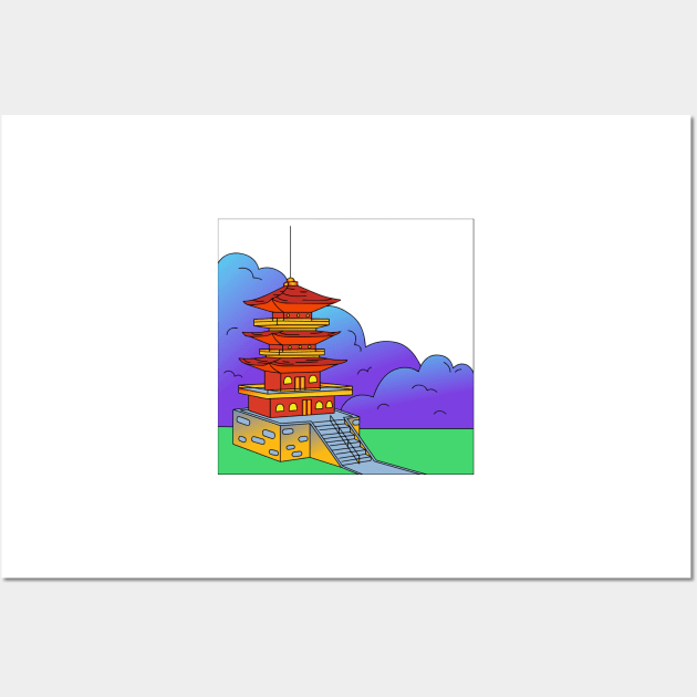 Buildings 175 (Style:1) Wall Art by luminousstore